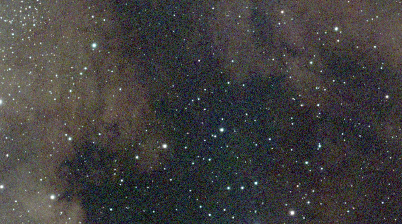 Before — the raw, flat stacked data