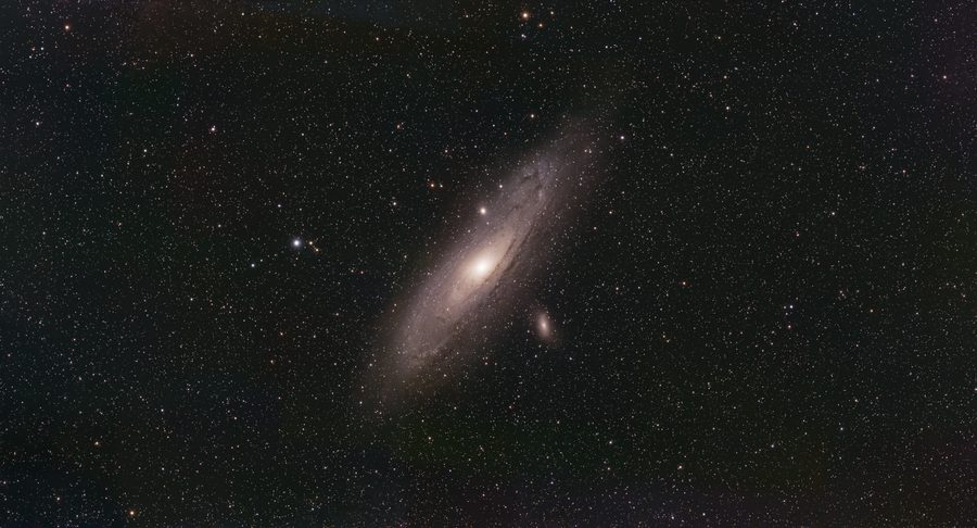 M 31 — The Andromeda Galaxy, photographed with a Seestar and finished in Nocturne
